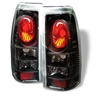 2001 - 2003 Chevy Silverado 3500 Euro Style Tail Lights - Black