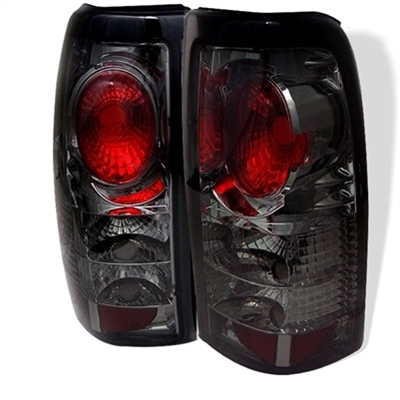 2001 - 2003 Chevy Silverado 3500 Euro Style Tail Lights - Smoke