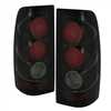 2004 - 2007 Chevy Silverado 3500 Euro Style Tail Lights - Black/Smoke