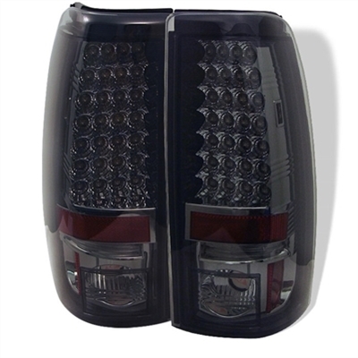2004 - 2007 Chevy Silverado 3500 LED Tail Lights - Smoke