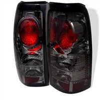 2001 - 2007 GMC Sierra 3500 Euro Style Tail Lights - Smoke