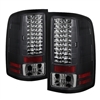 2007 - 2014 GMC Sierra 3500HD LED Tail Lights - Black