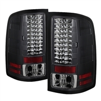 2007 - 2014 GMC Sierra 3500HD LED Tail Lights - Black