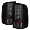 2007 - 2014 GMC Sierra 3500HD LED Tail Lights - Black/Smoke