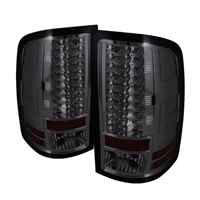 2007 - 2014 GMC Sierra 3500HD LED Tail Lights - Smoke