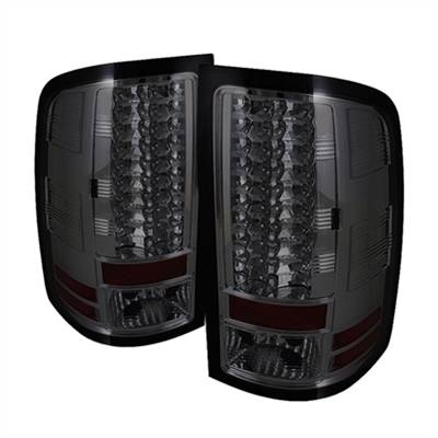 2007 - 2014 GMC Sierra 3500HD LED Tail Lights - Smoke