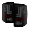 2015 - 2019 GMC Sierra 3500HD LED Tail Lights - Black/Smoke