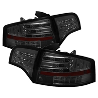 2005 - 2008 Audi A4 4Dr LED Tail Lights - Smoke