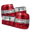 1988 - 1996 BMW 5-Series E34 Euro Style Tail Lights - Red/Clear