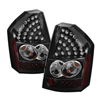 2008 - 2010 Chrysler 300C LED Tail Lights - Black