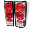 1985 - 2005 Chevy Astro Euro Style Tail Lights - Chrome
