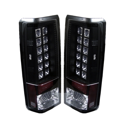 1985 - 2005 Chevy Astro LED Tail Lights - Black