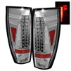 2002 - 2006 Chevy Avalanche LED Tail Lights - Chrome