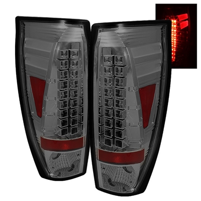2002 - 2006 Chevy Avalanche LED Tail Lights - Smoke