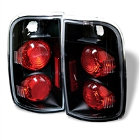 1995 - 2005 Chevy Blazer Euro Style Tail Lights - Black