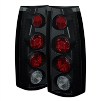 1988 - 1998 GMC C/K Series Euro Style Tail Lights - Black/Smoke