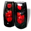 1988 - 1998 Chevy C/K Series  G2 Euro Style Tail Lights - Black