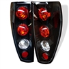 2004 - 2012 Chevy Colorado Euro Style Tail Lights - Black