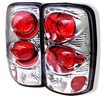 2000 - 2006 Chevy Tahoe (Lift Gate) Euro Style Tail Lights - Chrome