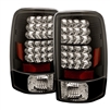 2000 - 2006 Chevy Suburban (Lift Gate) LED Tail Lights - Black