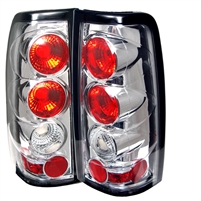 2003 - 2007 Chevy Silverado Euro Style Tail Lights - Chrome