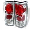 1982 - 1993 Chevy S-10 Euro Style Tail Lights - Chrome