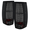 2007 - 2014 Chevy Tahoe LED Tail Lights - Black/Smoke