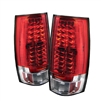 2007 - 2014 GMC Yukon LED Tail Lights - Red/Clear