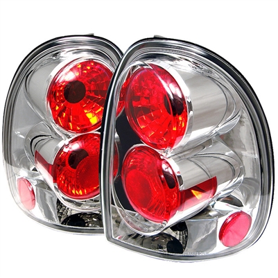 1996 - 2000 Chrysler Town & Country Euro Style Tail Lights - Chrome