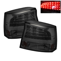 2006 - 2008 Dodge Charger LED Tail Lights - Smoke