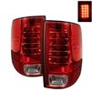 2010 - 2018 Dodge Ram 2500 LED Tail Lights - Red/Clear