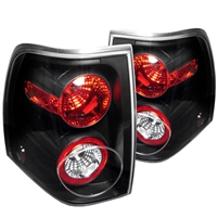2003 - 2006 Ford Expedition Euro Style Tail Lights - Black