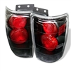 1997 - 2002 Ford Expedition Euro Style Tail Lights - Black