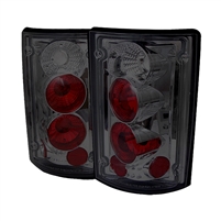 1995 - 2006 Ford Econoline Van Euro Style Tail Lights - Smoke