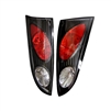 2000 - 2004 Ford Focus HB Euro Style Tail Lights - Black