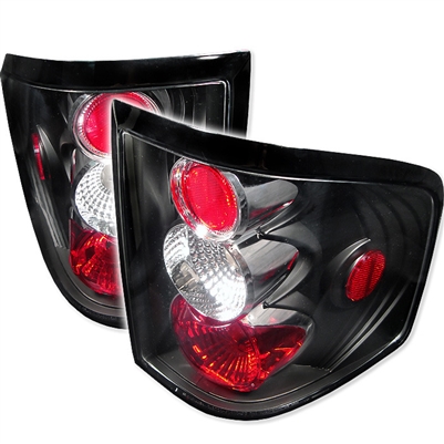 2004 - 2008 Ford F-150 Flareside Euro Style Tail Lights - Black