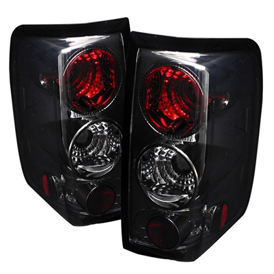 2004 - 2008 Ford F-150 Styleside Euro Style Tail Lights - Smoke