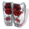 1987 - 1996 Ford F-150 Euro Style Tail Lights - Chrome