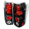 1992 - 1996 Ford Bronco Euro Style Tail Lights - Black