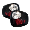 1997 - 2003 Ford F-150 Flareside Euro Style Tail Lights - Black