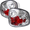 1997 - 2003 Ford F-150 Flareside Euro Style Tail Lights - Chrome