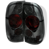 1999 - 2004 Ford Super Duty Euro Style Tail Lights - Smoke