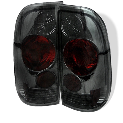 2005 - 2007 Ford Super Duty Euro Style Tail Lights - Smoke