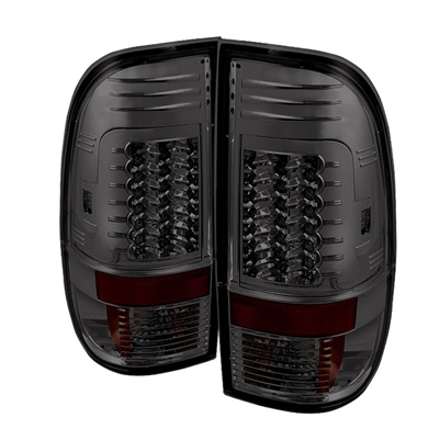 2008 - 2010 Ford Super Duty Version 2 LED Tail Lights - Smoke