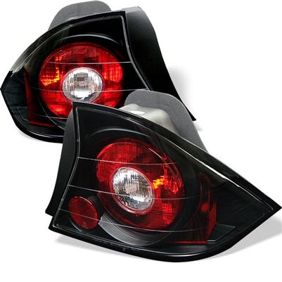 2001 - 2003 Honda Civic 2Dr Euro Style Tail Lights - Black