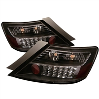 2006 - 2011 Honda Civic 2Dr LED Tail Lights - Black