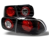 1992 - 1995 Honda Civic 2DR / 4DR Euro Style Tail Lights - Black