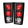 2002 - 2005 Hummer H2 Euro Style Tail Lights - Black