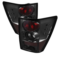 2005 - 2006 Jeep Grand Cherokee Euro Style Tail Lights - Smoke