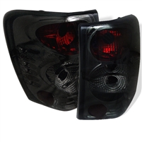 1999 - 2004 Jeep Grand Cherokee Euro Style Tail Lights - Smoke